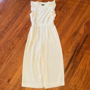 JCREW Sleeveless ruffle jumpsuit in 365 crepe
